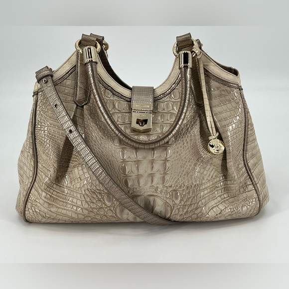 Brahmin Handbags - Gorgeous‎ Large Brahmin Satchel Purse Ivory